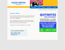 Tablet Screenshot of piazzaimoveis.com.br