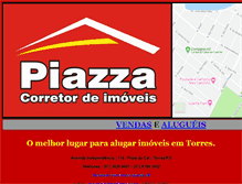Tablet Screenshot of piazzaimoveis.com